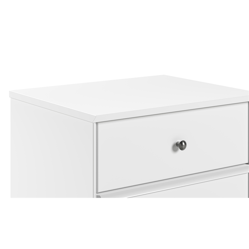 Mid-Century Night Stand - White Finish