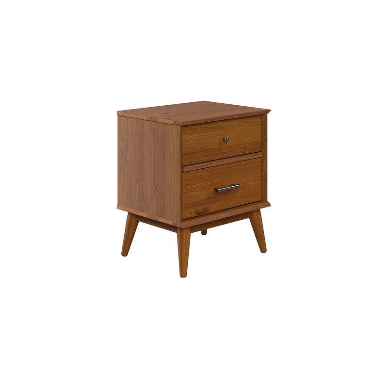Mid-Century Night Stand - Castanho Finish