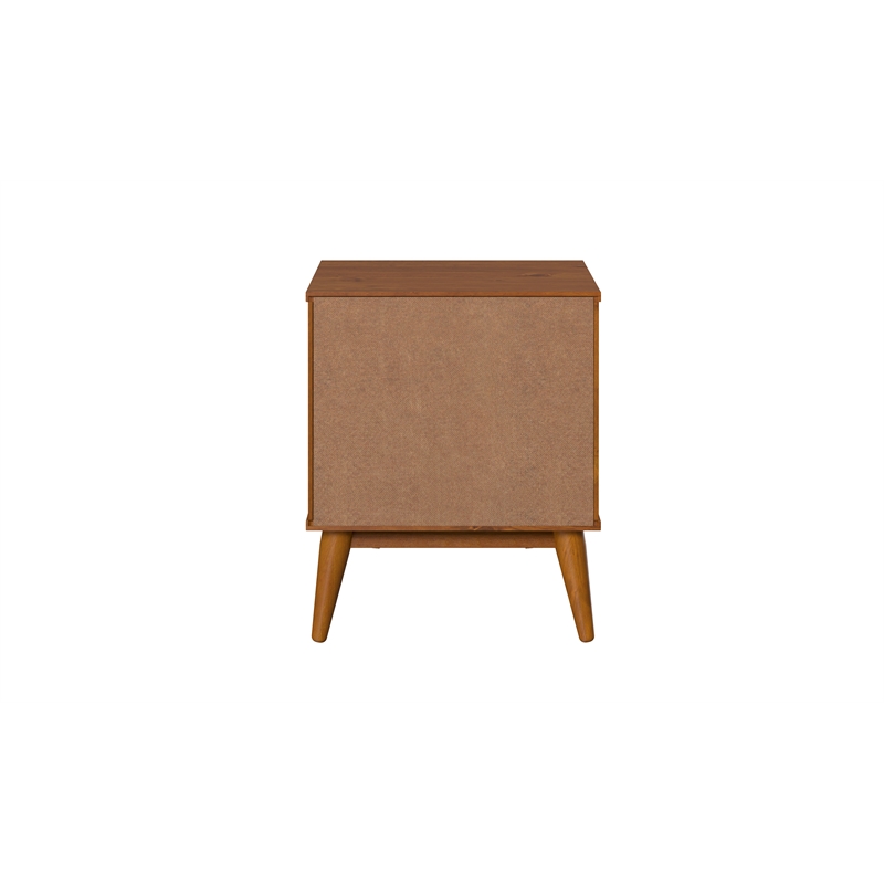 Mid-Century Night Stand - Castanho Finish