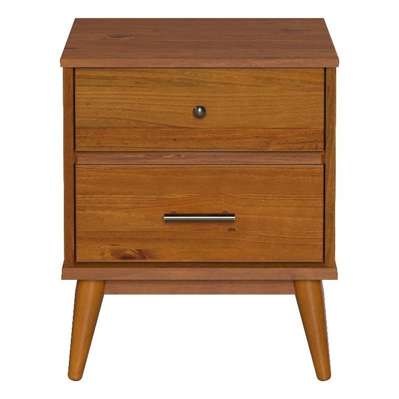 Mid-Century Night Stand - Castanho Finish