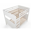 Camaflexi Full over Full Bunk Bed - Panel Headboard - White Finish