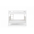 Camaflexi Full over Full Bunk Bed - Panel Headboard - White Finish