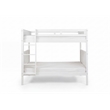 Camaflexi Full over Full Bunk Bed - Panel Headboard - White Finish