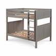 Camaflexi Full over Full Bunk Bed - Panel Headboard - Grey Finish