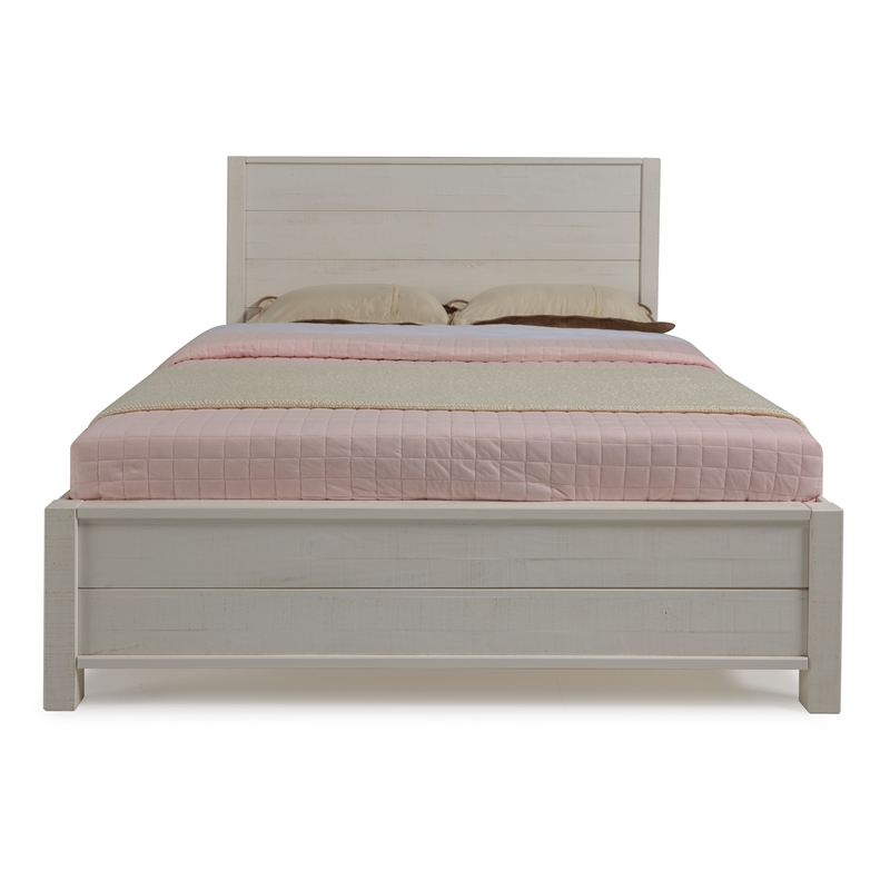 Arlington Bed Queen Size - Distract White Finish