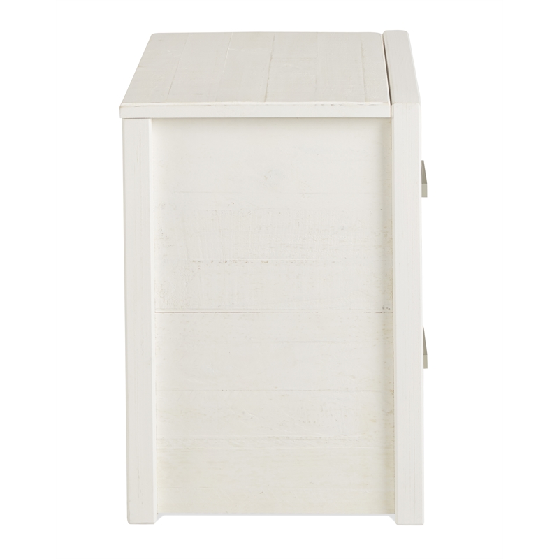 Monterrey Nightstand - Shabby White Finish