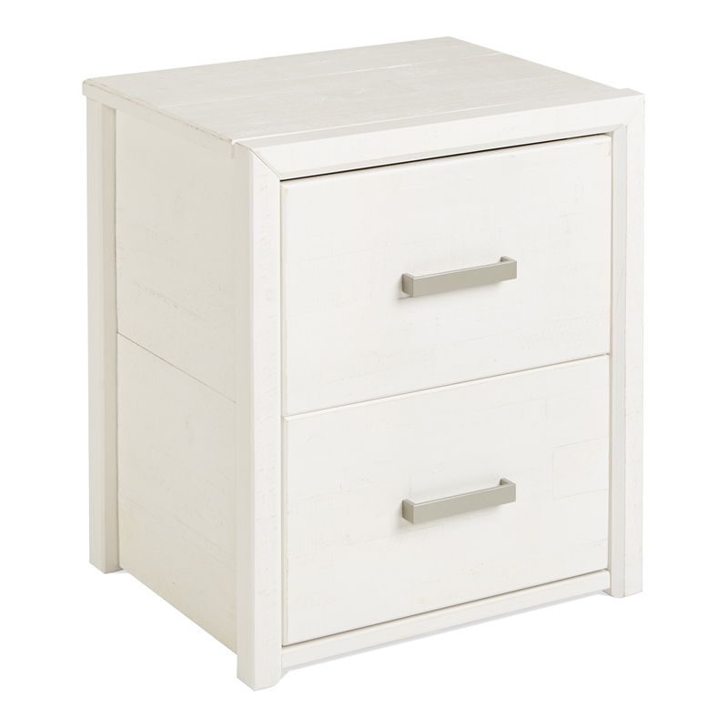 Monterrey Nightstand - Shabby White Finish