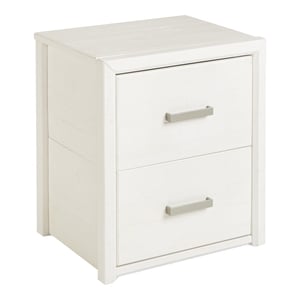 Monterrey Nightstand - Shabby White Finish