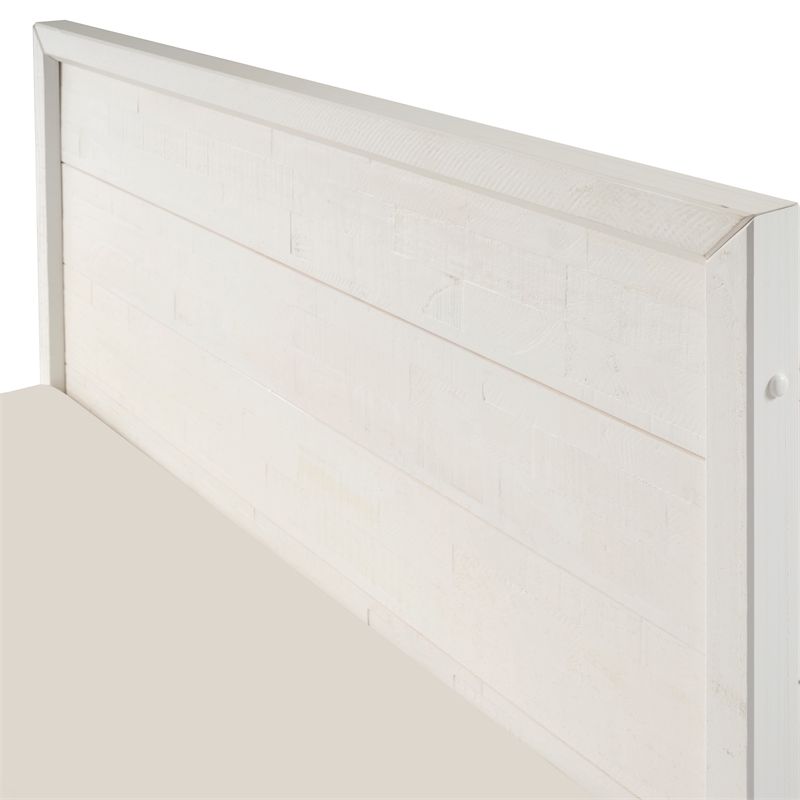 Monterrey Bed - Queen Size - Shabby White Finish