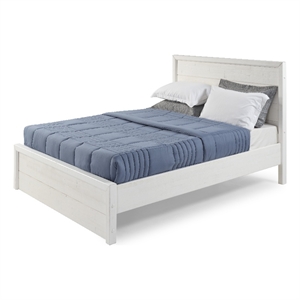 Monterrey Bed - Queen Size - Shabby White Finish
