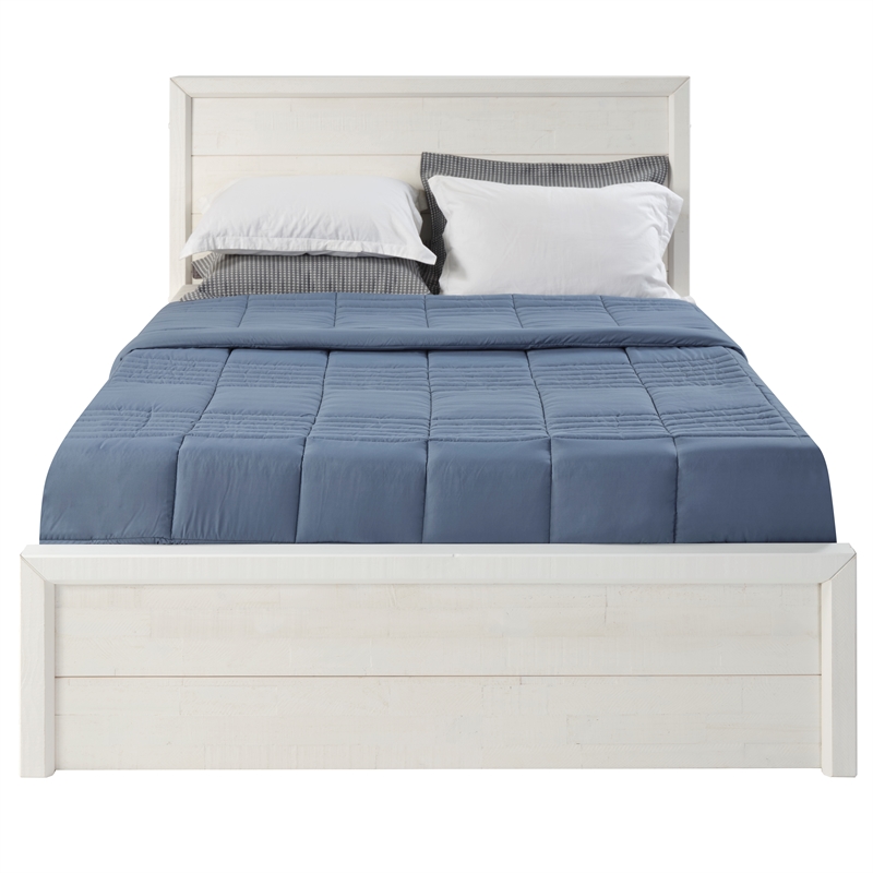 Monterrey Bed - King Size - Shabby White Finish