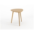 Mid Century Modern End Table Oak Finish