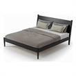 Camaflexi Mid Century Panel Bed King Size Black