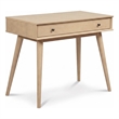 Mid Century Writing Desk One Drawer - Light Oak Finish