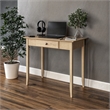 Shaker Desk with One Drawer - Light Oak Finish