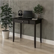 Shaker Desk with One Drawer - Black Finish