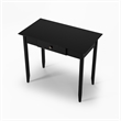 Shaker Desk with One Drawer - Black Finish