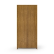 Newport Bookcase with Doors - Mocha Finish