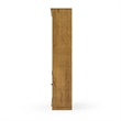 Newport Bookcase with Doors - Mocha with Black Finish