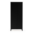 Shaker Style Bookcase - Black Finish - 72