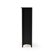 Shaker Style Bookcase - Black Finish - 48