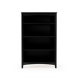 Shaker Style Bookcase - Black Finish - 48