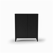 Shaker Style Bookcase - Black Finish - 36