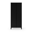 Classic Shaker Style Bookcase - Black Finish 72