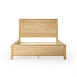 Standard Baja Solid Wood Bed - Queen Size - Barnwood Finish