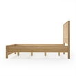 Standard Baja Solid Wood Bed - Queen Size - Barnwood Finish