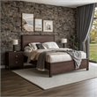 Standard Baja Solid Wood Bed - Queen Size - Walnut Finish