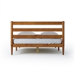 Camaflexi Mid-Century Full Size Platform Bed - Castanho Finish