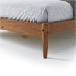 Camaflexi Mid-Century Full Size Platform Bed - Castanho Finish