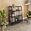 Camaflexi Mid Century Open Shelving Unit Black Finish