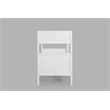 Camaflexi Twin over Twin Bunk Bed - Panel Headboard - White Finish