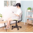 JJS Low Back Metal Computer Executive Chair w/ Large Base and Pads in Green/Gray