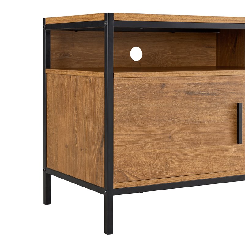 Caffoz Wood TV Media Stand for TVs up to 65