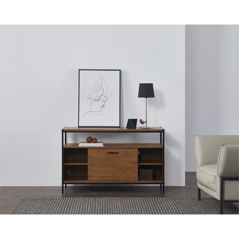 Caffoz Wood TV Media Stand for TVs up to 50