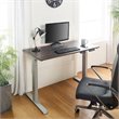 Klair Living Florence Wood Ergonomic Adjustable Computer Desk in Gray