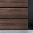 Klair Living Liv 4-Drawer Contemporary Engineered Wood Chest in Walnut Brown