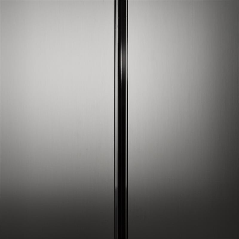 Wood Wall Mounted Garage Cabinet in Metallic Gray