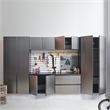 Klair Living 7-Piece Engineered Wood Garage Cabinet Set in Gray