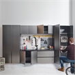 Klair Living 7-Piece Engineered Wood Garage Cabinet Set in Gray
