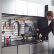 Klair Living 6-Piece Engineered Wood Garage Cabinet Set in Gray