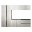 Klair Living 6-Piece Engineered Wood Garage Cabinet Set in Gray
