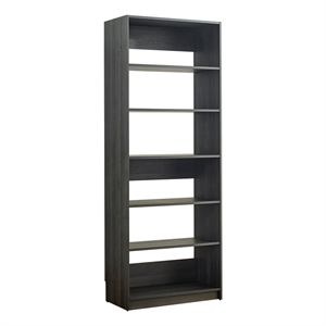 Prosper 32&quot Gray Wood Walk-in Closet with Five Shelves