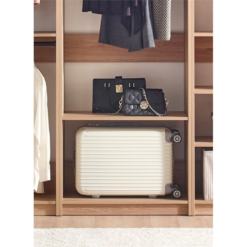 Prosper Oak Freestanding Walk in Wood Closet System