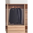 Prosper Oak Freestanding Walk in Wood Closet System