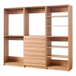 Prosper Oak Freestanding Walk in Wood Closet System