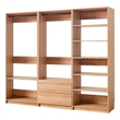 Prosper Oak Freestanding Walk in Wood Closet System